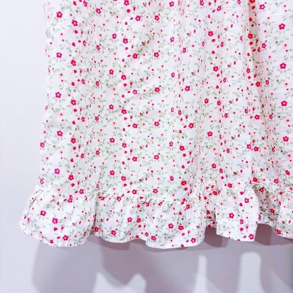 Vintage cream floral nightgown - Picture 5 of 5